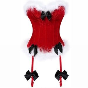 Santa corset outfit